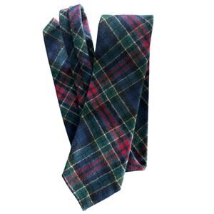 Pendleton Dark Plaid 100% Virgin Wool Neck Tie Tartan Plaid